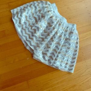 Girls Cat & Jack sequence skirt. Size 10-12